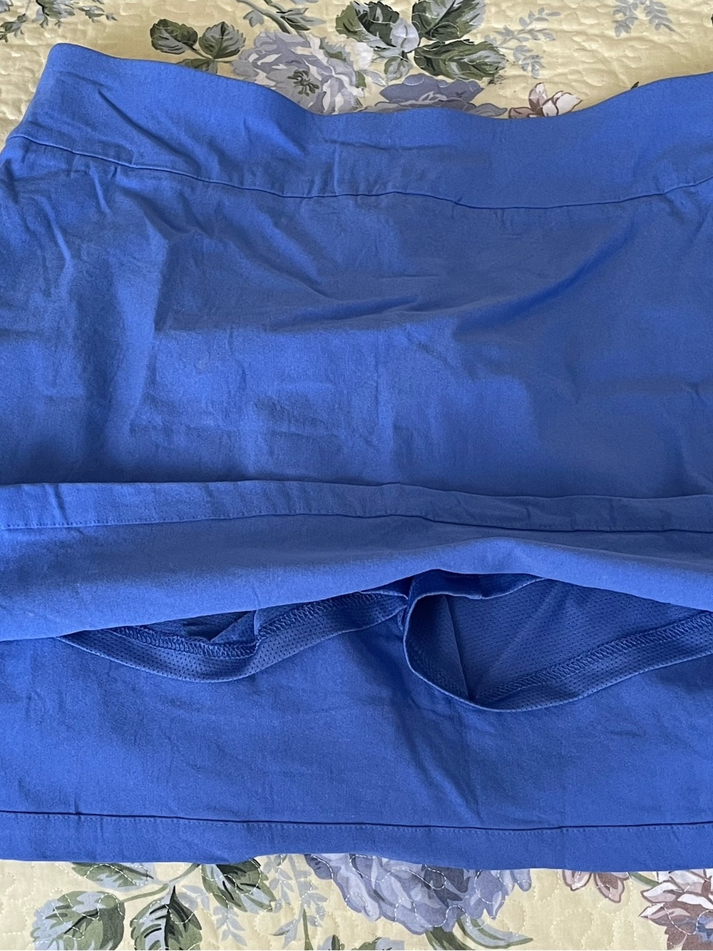 Blue Kids Athletic Skort with Built-in Shorts